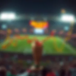 Graph depicting the trends in Asian Cup betting odds