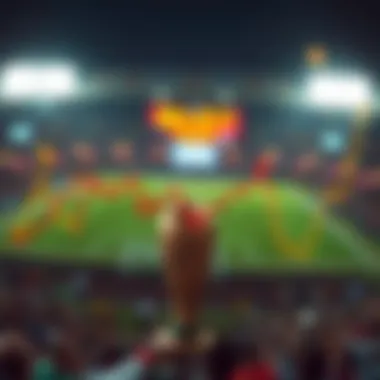 Graph depicting the trends in Asian Cup betting odds