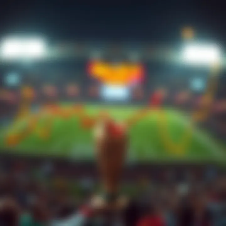 Graph depicting the trends in Asian Cup betting odds