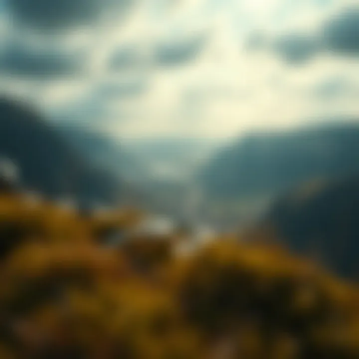 A captivating view of Avalon with mythical elements