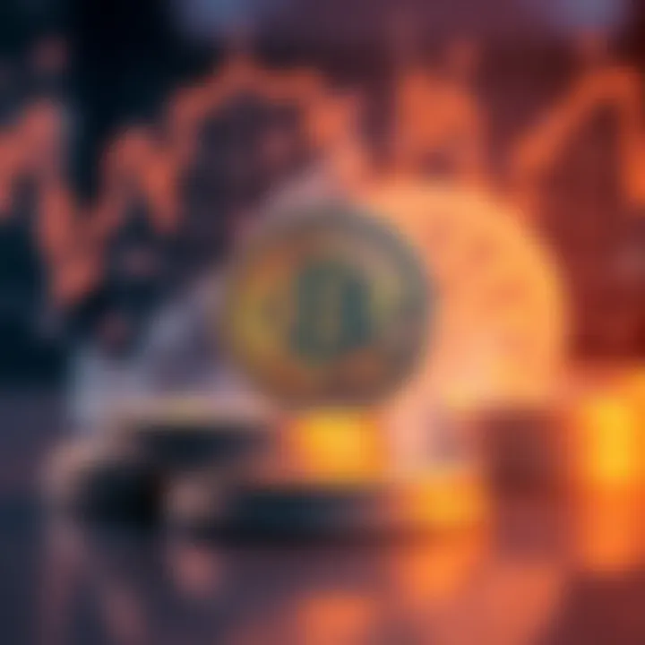 An abstract illustration showing the advantages of cryptocurrency betting