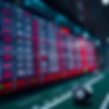 A strategic betting board with odds