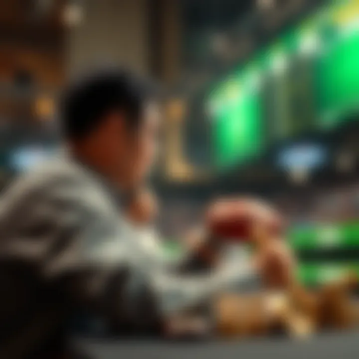 Betting strategies visualization