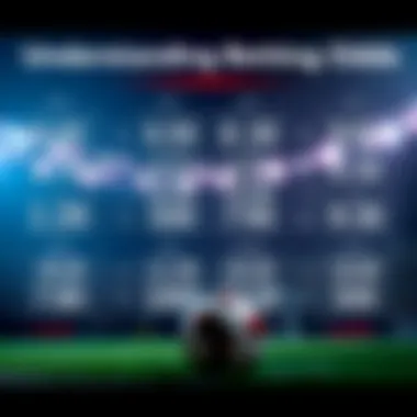 Visual representation of betting odds in various formats