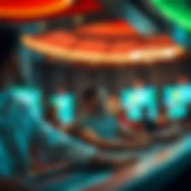 Engaging user experience in an online casino environment