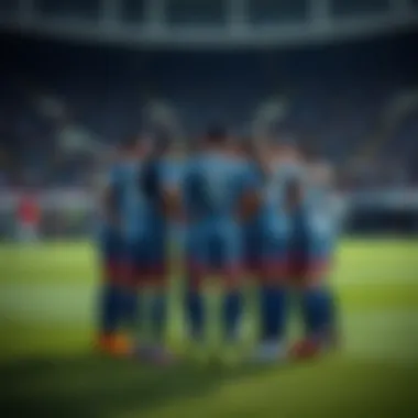 A strategic team huddle illustrating Buriram United's tactical approach