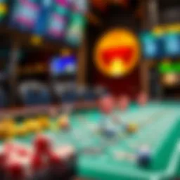 Visual representation of the concept of casino aggregators in online betting