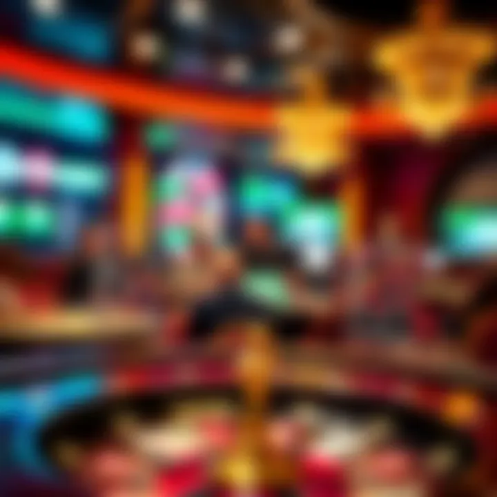 Illustration of various casino game rules.