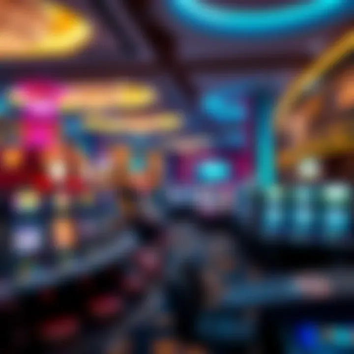 Overview of casino gaming floor