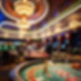 Luxurious casino event atmosphere