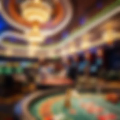 Luxurious casino event atmosphere