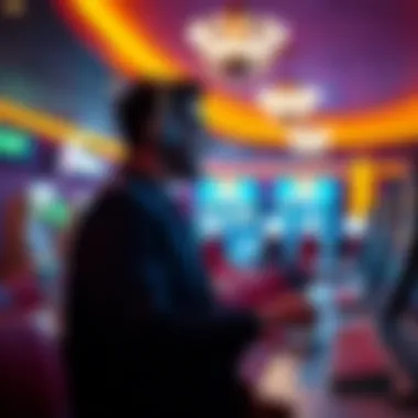 An artistic representation of casino gaming experiences