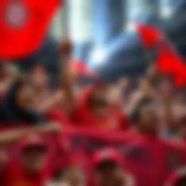 Passionate Supporters of Chicago Fire FC Chicago Fire FC Fans Celebrating