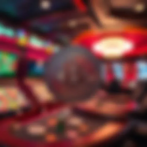 Virtual representation of cryptocurrency gaming