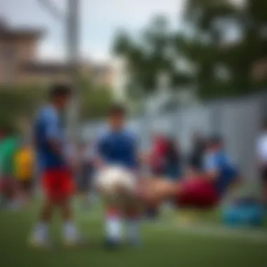 Local community engaging with soccer culture in Dallas