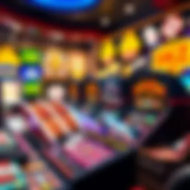 Diverse range of online casino games on display