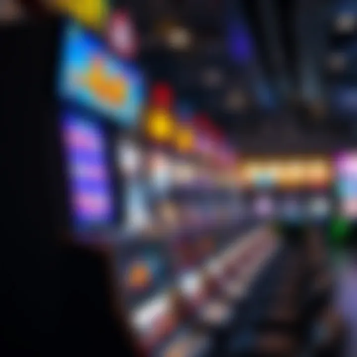 Diverse types of slot machines