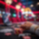 An abstract representation of online gambling risks