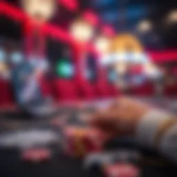 An abstract representation of online gambling risks