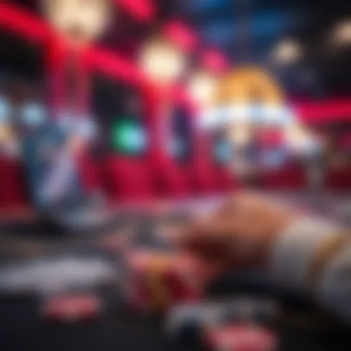 An abstract representation of online gambling risks