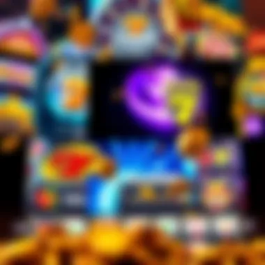 Collage of Popular Slot Games A collage showcasing popular slot games