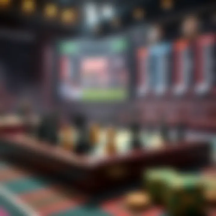 A strategic board game setup symbolizing game strategies for online betting.