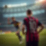 Historical match between Genoa and Milan captured