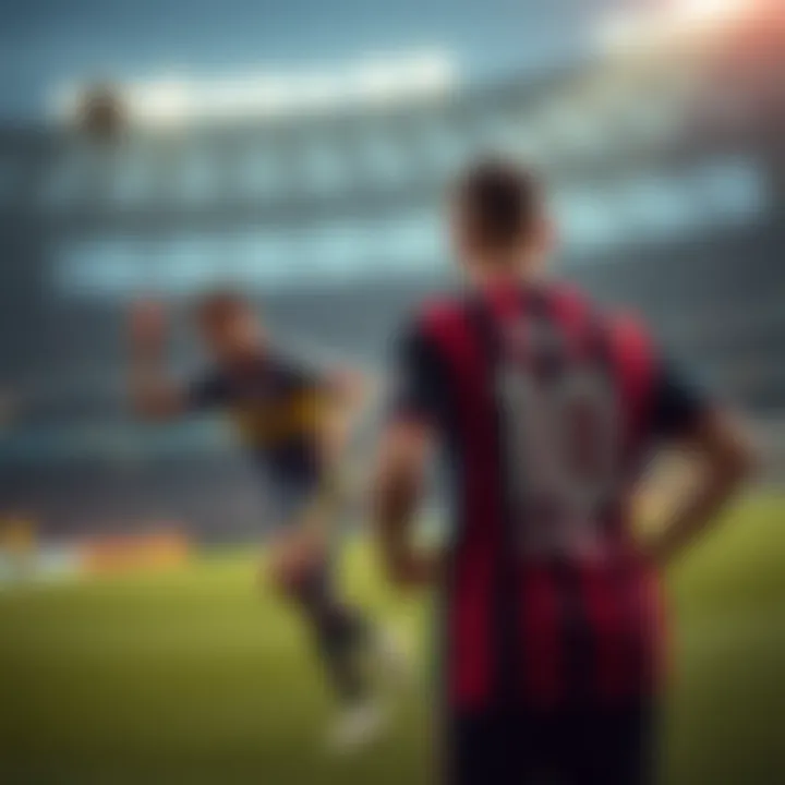 Historical match between Genoa and Milan captured