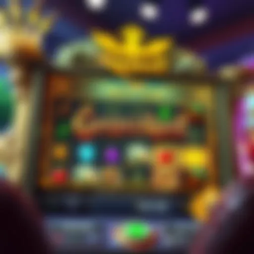 Vibrant representation of Gonzo's Quest slot game interface