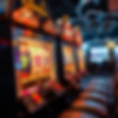 Illustration depicting the mechanics of online slot machines