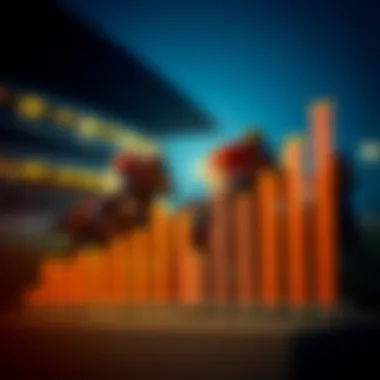 Graph showcasing winning statistics in Indian horse racing