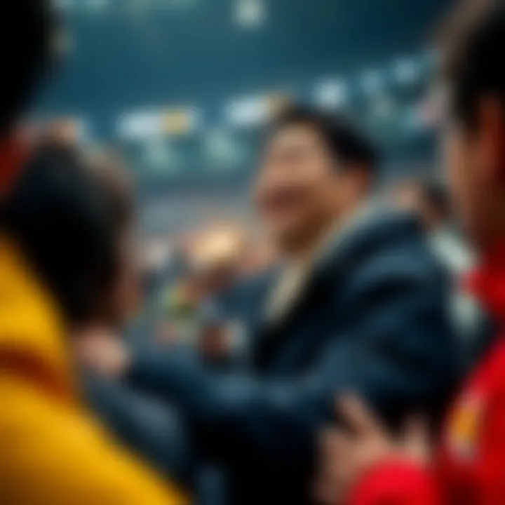 An engaging image of Kim Si-woo interacting with fans, highlighting his popularity and charisma.