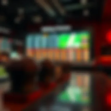 Strategic betting choices displayed