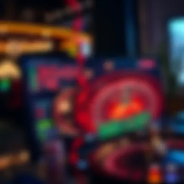 A computer screen displaying an online roulette game.