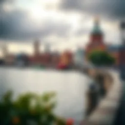 A panoramic view of Liverpool's iconic waterfront showcasing its rich maritime history