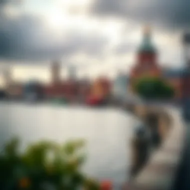 A panoramic view of Liverpool's iconic waterfront showcasing its rich maritime history