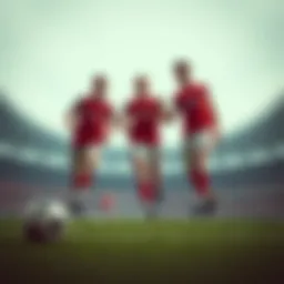 Tactical formation of Luton and Arsenal football teams