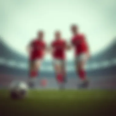 Tactical formation of Luton and Arsenal football teams