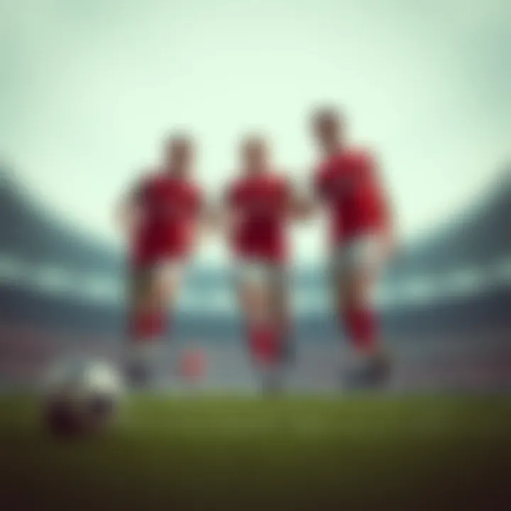 Tactical formation of Luton and Arsenal football teams