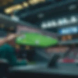 A modern betting interface showcasing innovative features