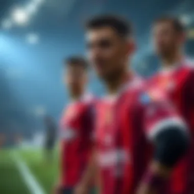 Key players from Milan showcasing their skills