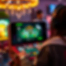 Innovative mobile casino gaming interface