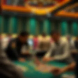 Strategic gameplay in a casino setting