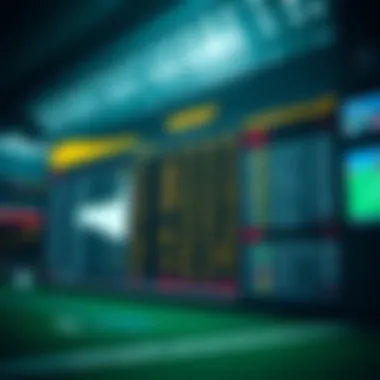 A digital betting interface showcasing odds and statistics