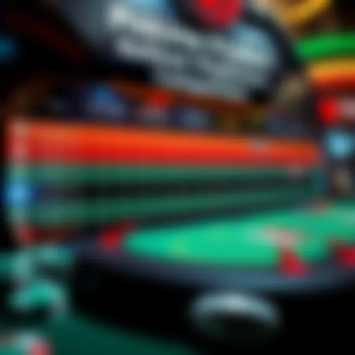 Comparison chart of various online poker platforms