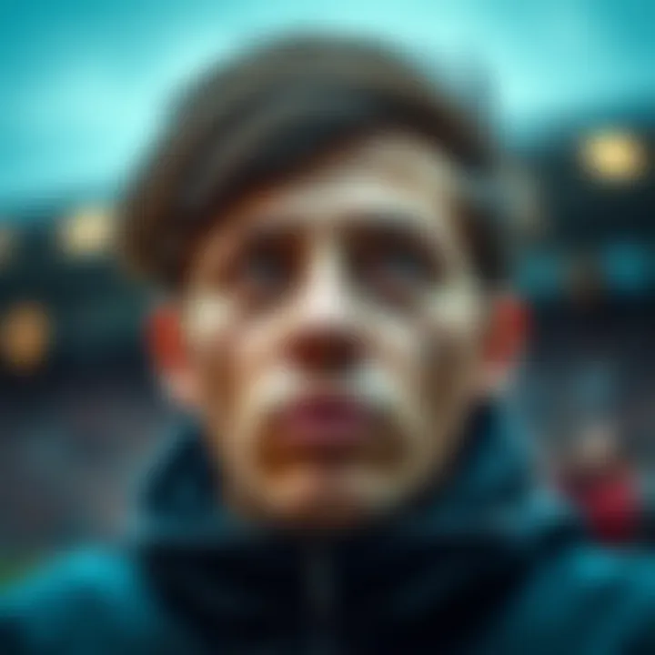 An artistic depiction of psychological factors influencing outcomes