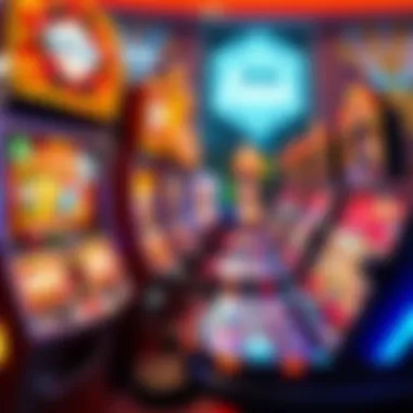 A variety of online slot machine themes showcasing creativity