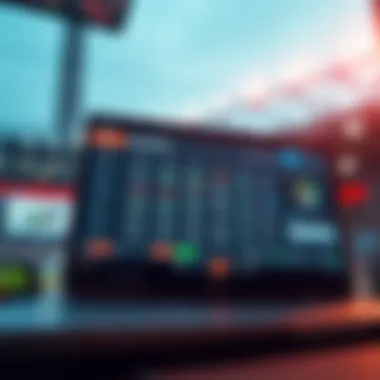 A secure online betting interface with user-friendly design