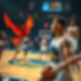 Iconic clash between Phoenix and Golden State on the court