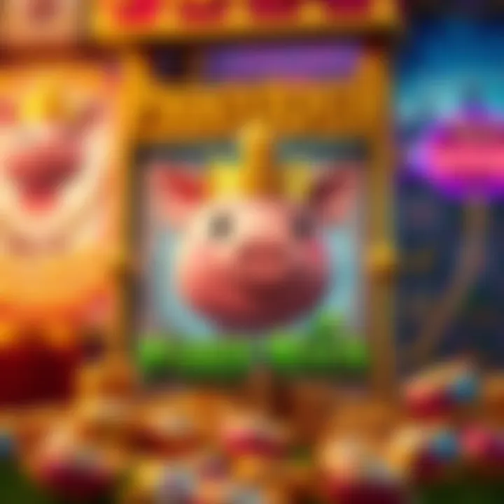 Visual representation of Piggy Rich Slots symbols and rewards